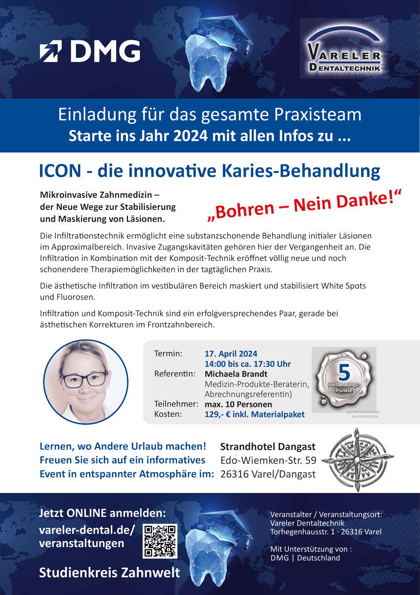 ICON - die innovative Karies-Behandlung "Bohren - Nein Danke!"